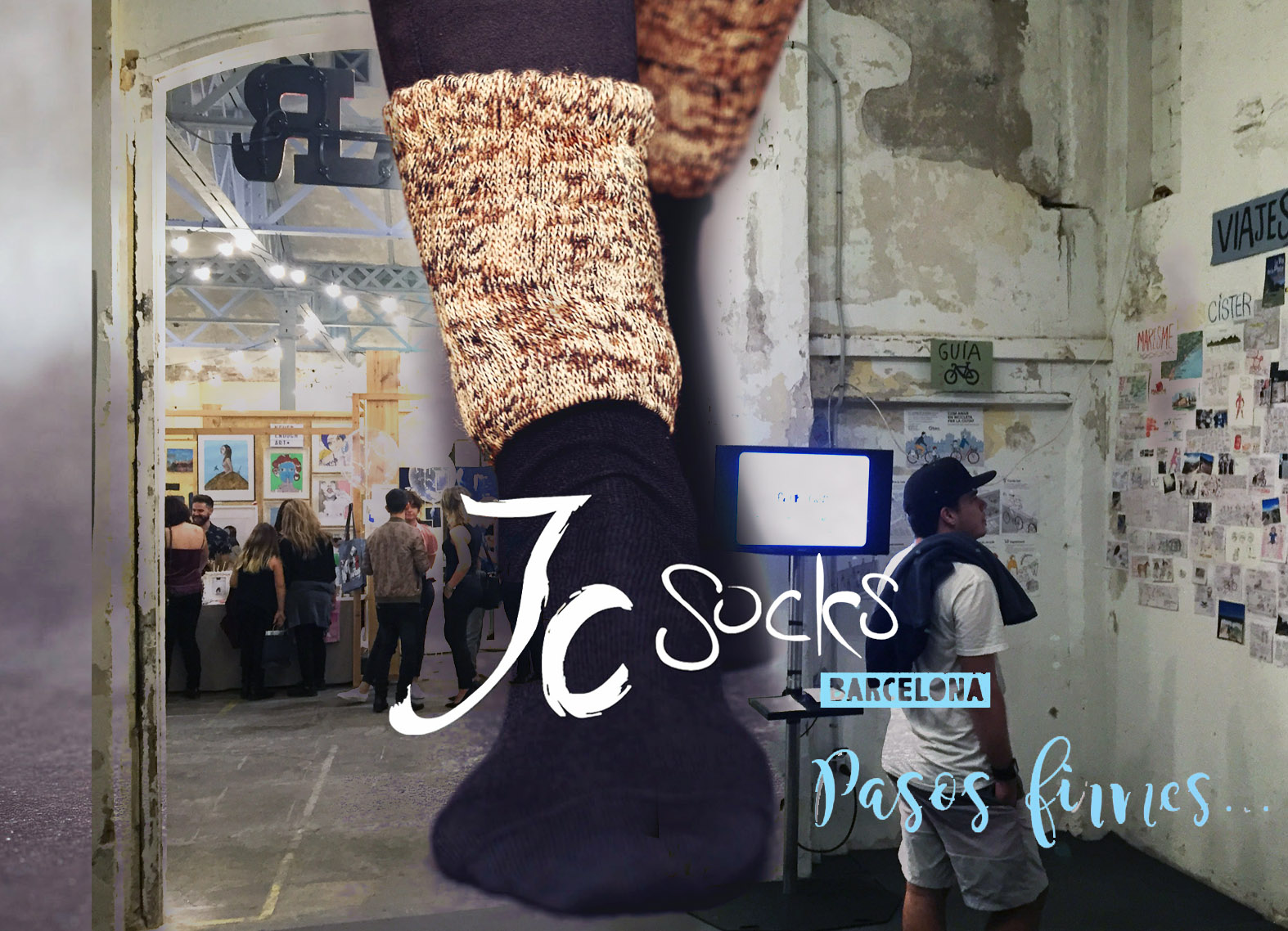 Moda es arte calcetines